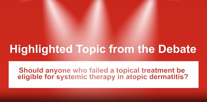 When is a patient with Atopic Dermatitis eligible for systemic treatment?